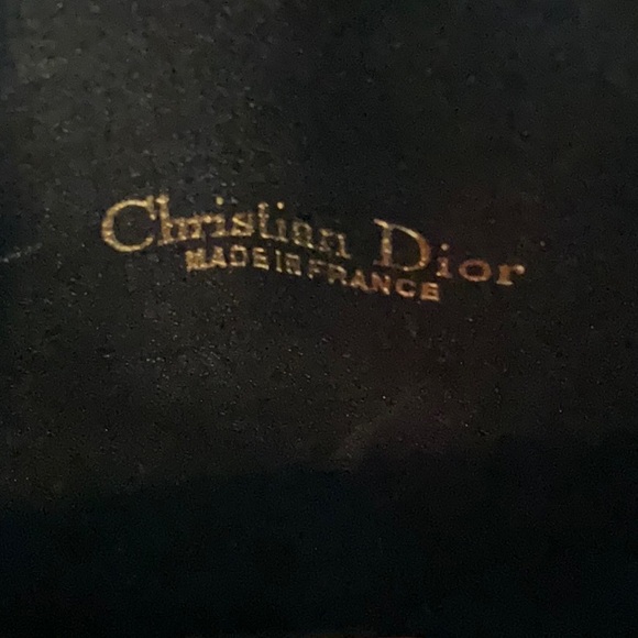 DIOR Vintage Trotter Canvas Clutch Jet Black - Picture 11 of 12